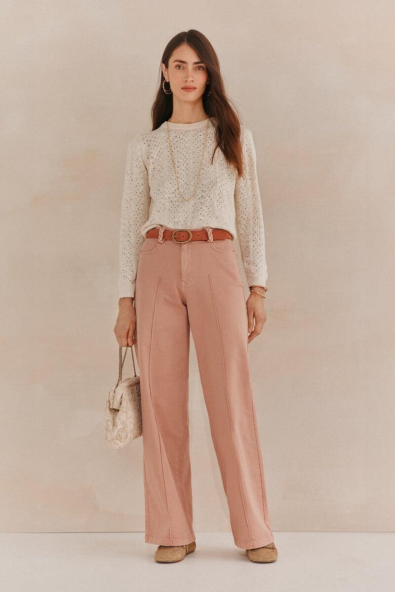 pedro del hierro Saray. Jersey cuello redondo Rebajas de fábrica