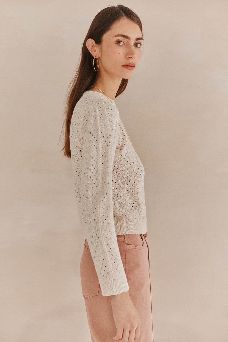 pedro del hierro Saray. Jersey cuello redondo Rebajas de fábrica