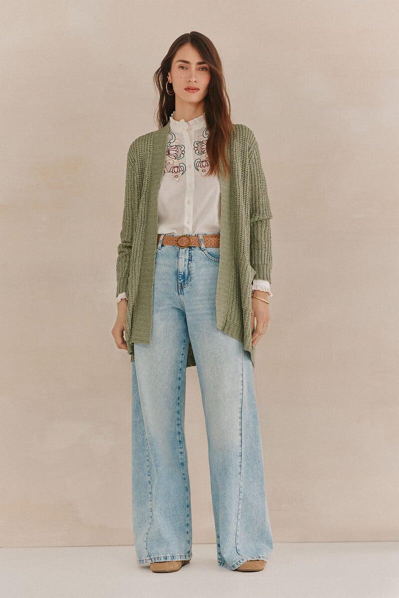 pedro del hierro Saida. Chaqueta cuello redondo Descuento