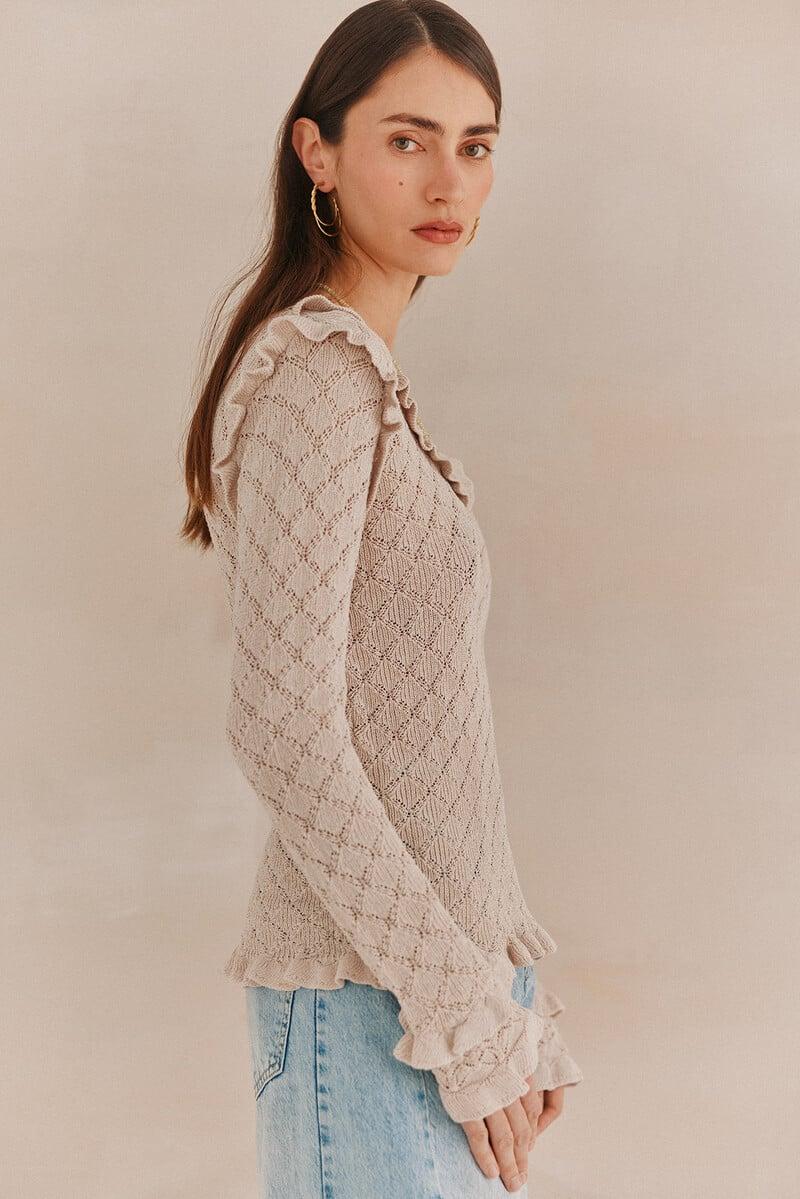 pedro del hierro Nuria. Jersey manga larga Tienda