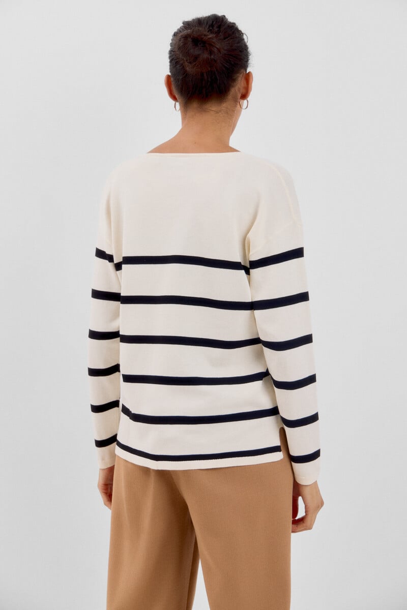 pedro del hierro Jersey escote pico Liquidación
