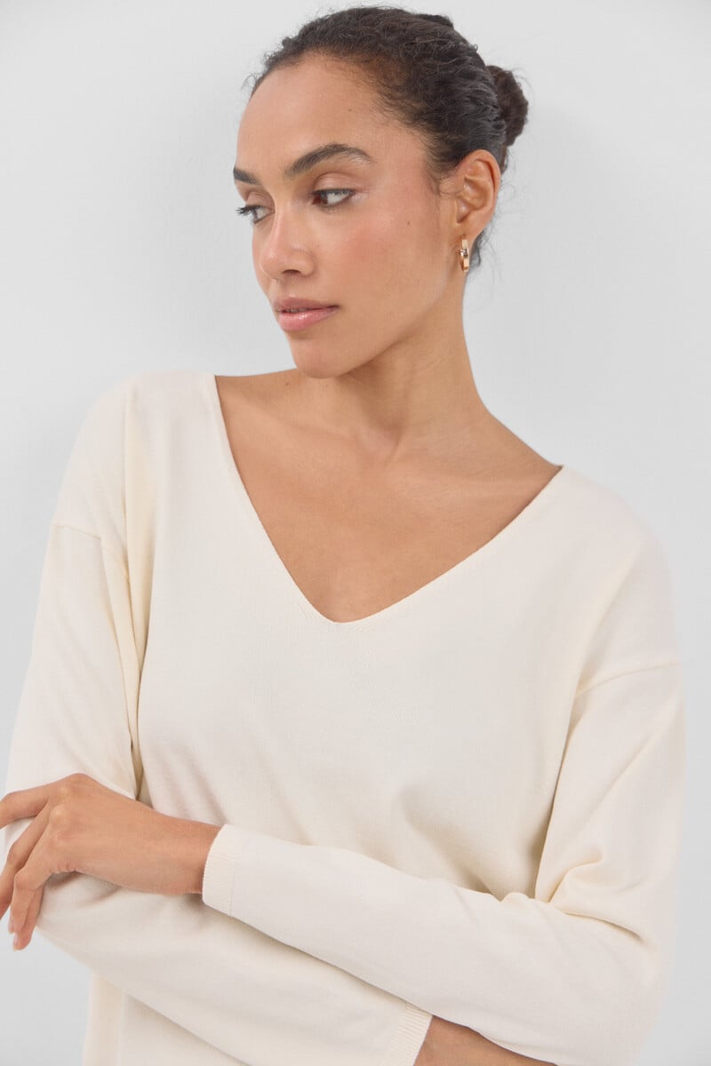 pedro del hierro Jersey escote pico