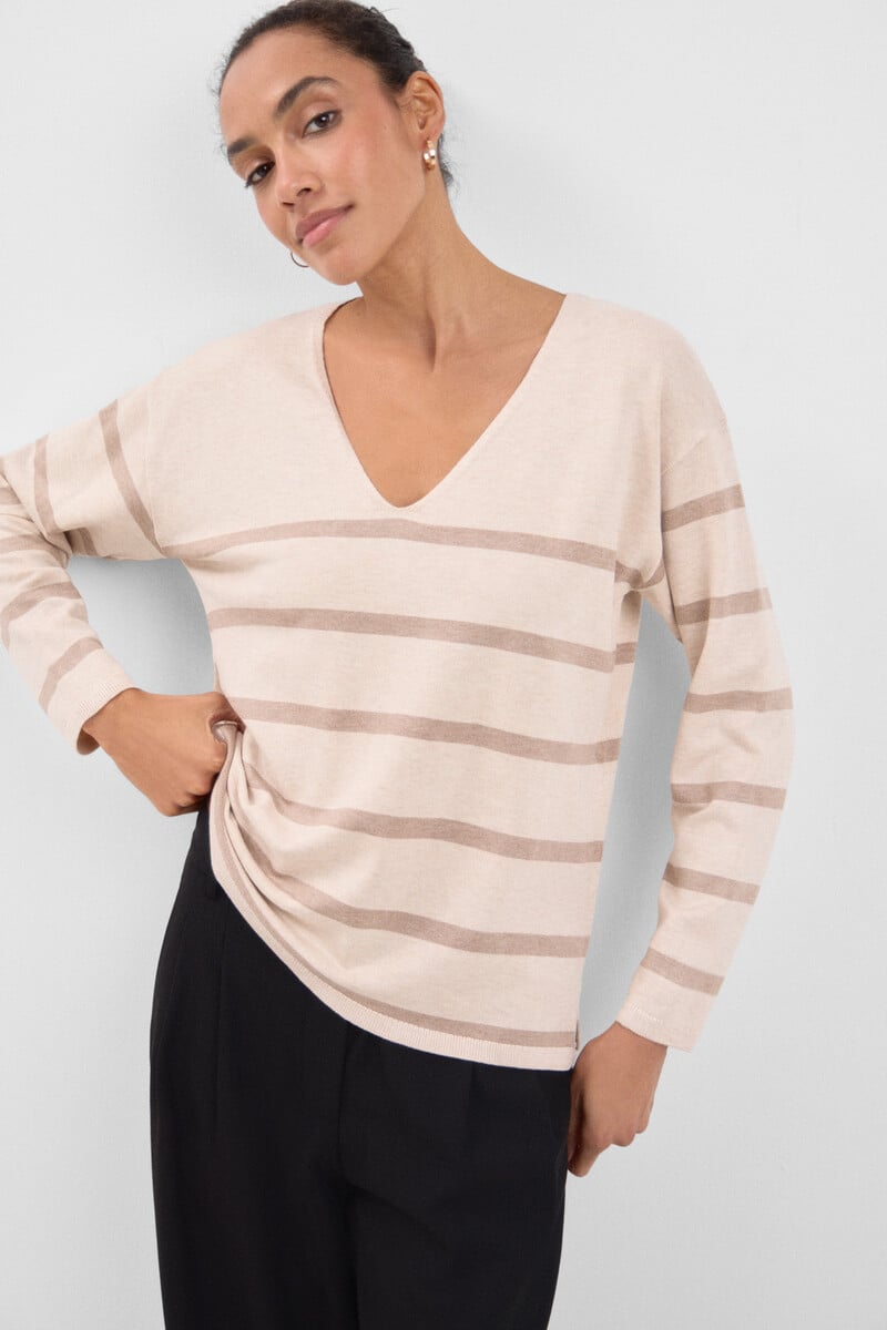 pedro del hierro Jersey escote pico Rebajas online