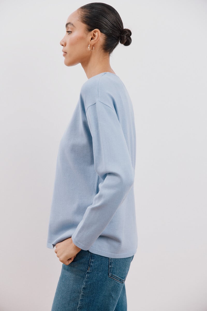 pedro del hierro Jersey escote pico Envío gratis