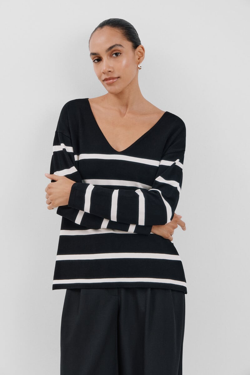 pedro del hierro Jersey escote pico