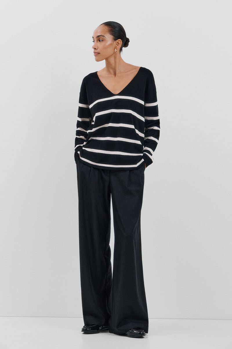 pedro del hierro Jersey escote pico Oferta especial