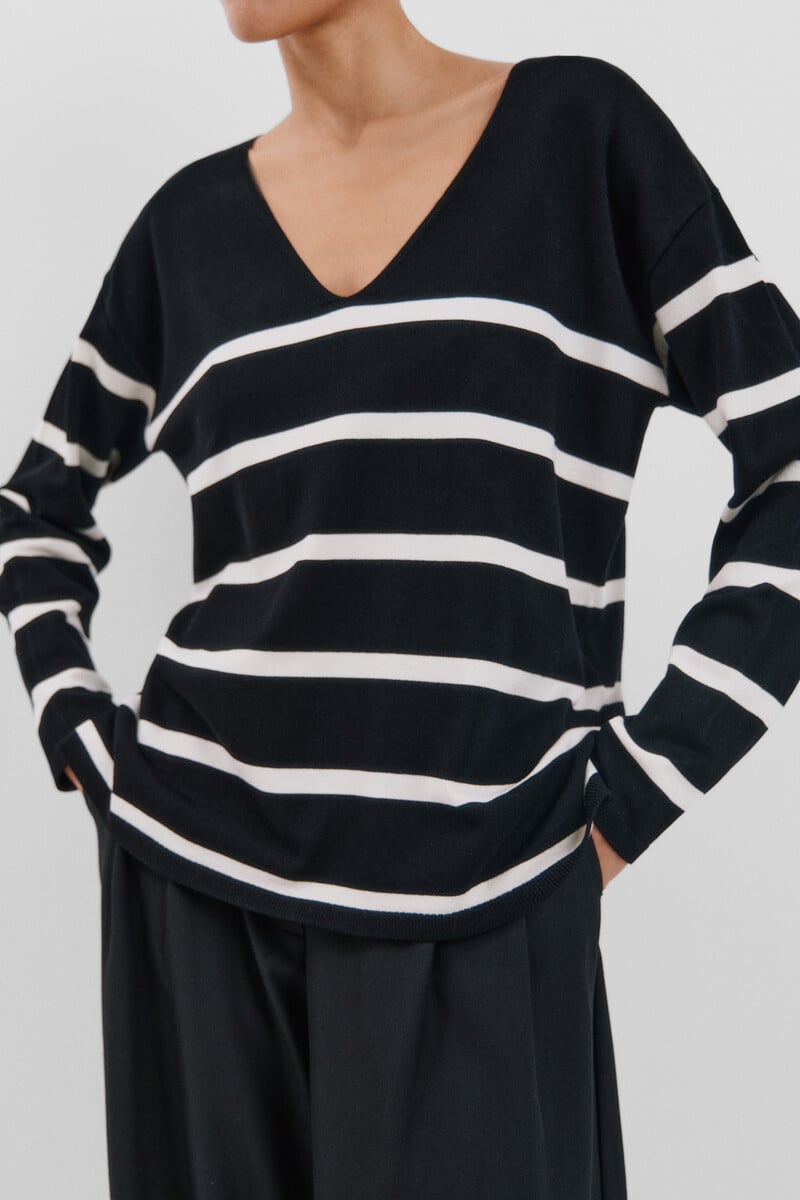 pedro del hierro Jersey escote pico Oferta especial