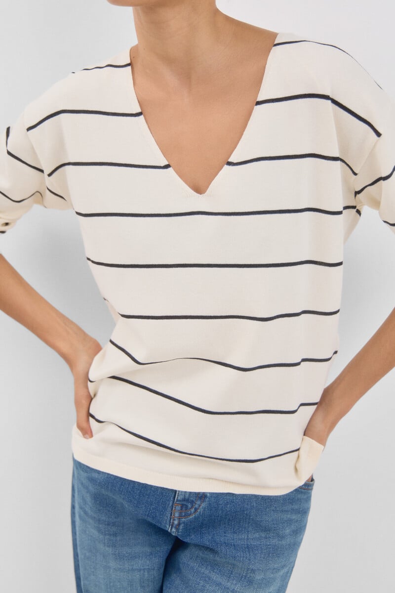 pedro del hierro Jersey pico rayas ÚLTIMAS EDICIONES