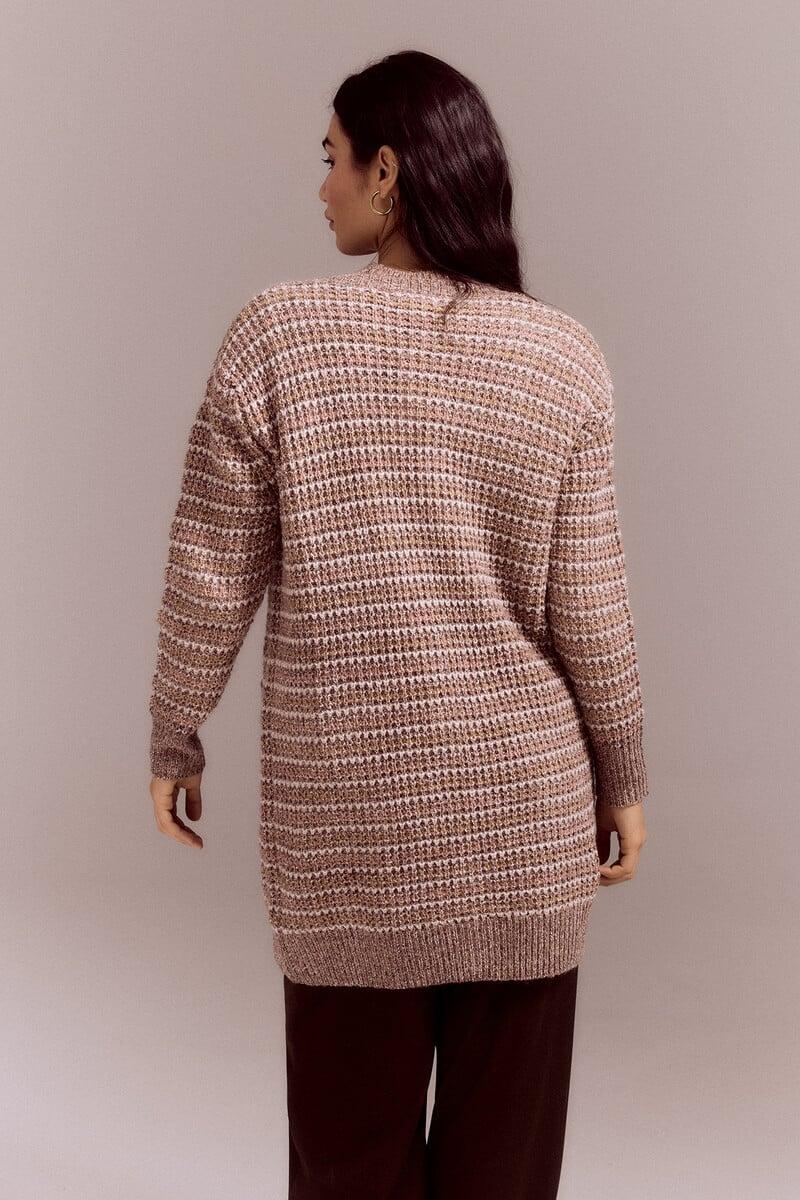 pedro del hierro Chaqueta punto estructura multicolor Última moda