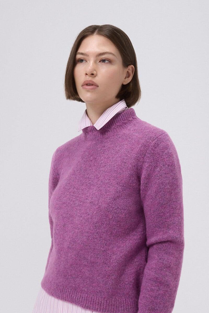 pedro del hierro Jersey cropped detalle ochos Rebajas de fin de temporada