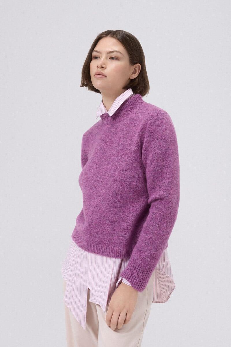 pedro del hierro Jersey cropped detalle ochos Rebajas de fin de temporada