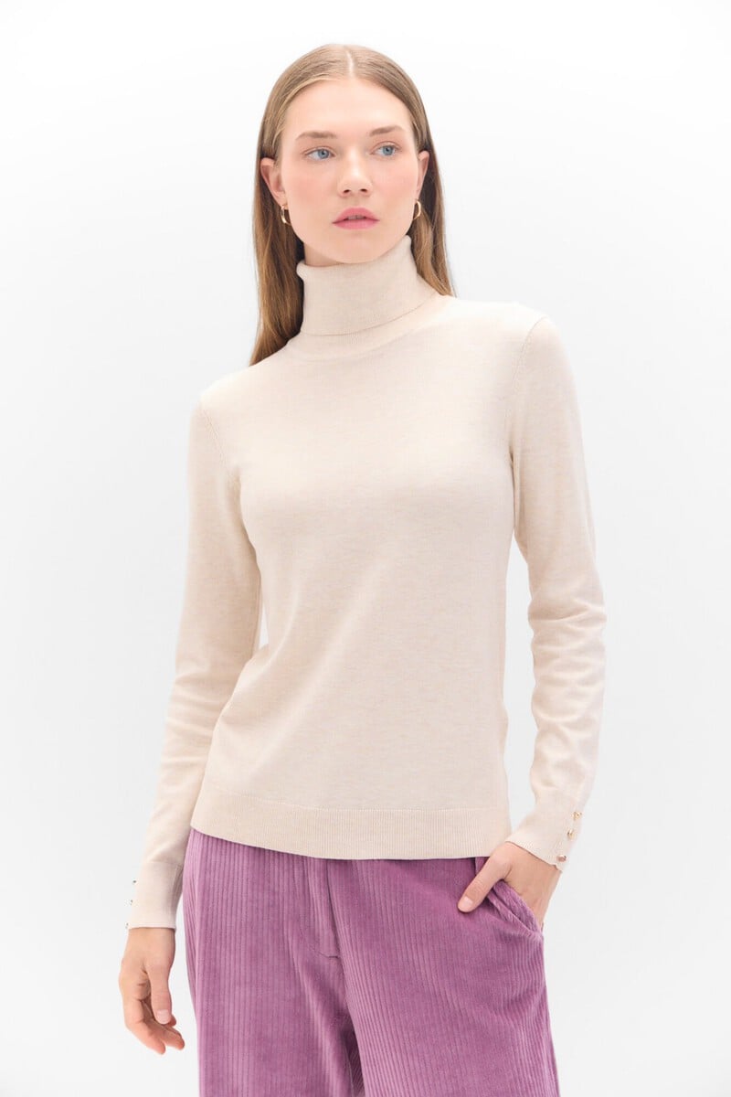 pedro del hierro Jersey cuello vuelto Precio ultrabajo