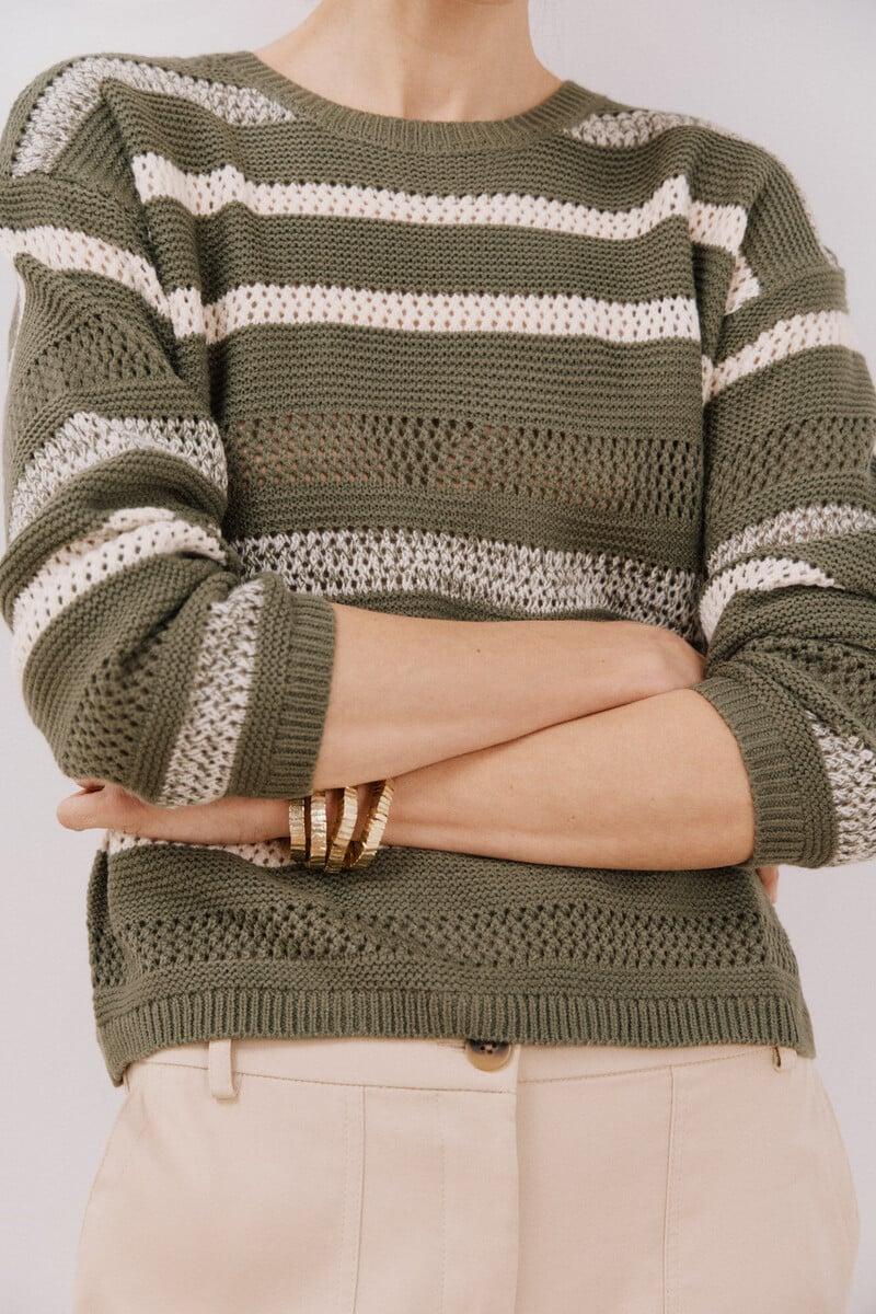 pedro del hierro Jersey rayas bicolor Outlet