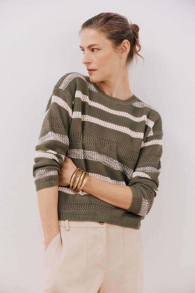 pedro del hierro Jersey rayas bicolor Outlet