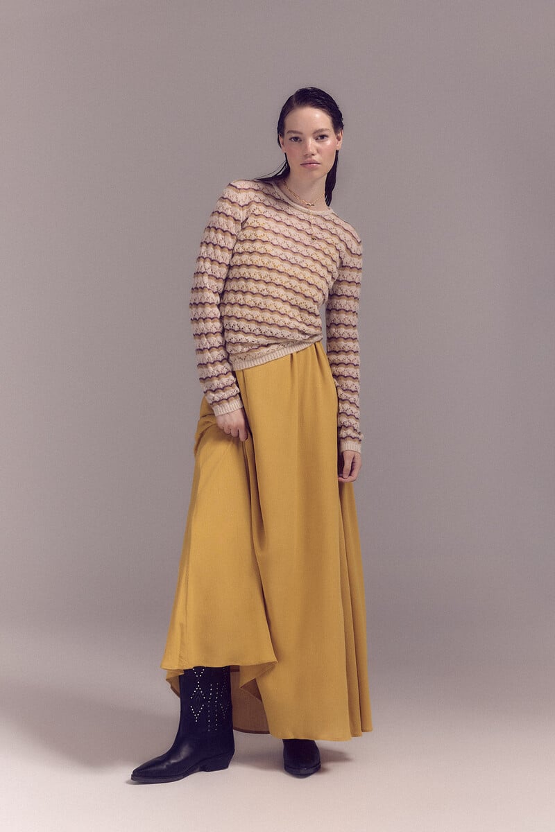 pedro del hierro Jersey calado rayas Rebajas