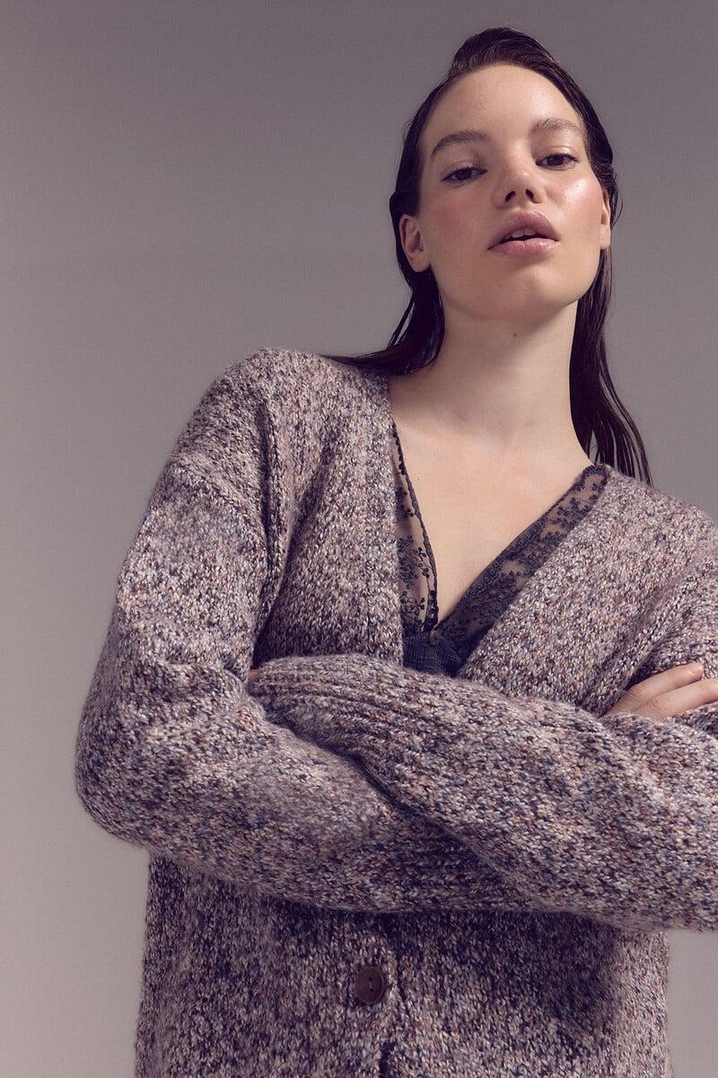 pedro del hierro Chaqueta punto larga En oferta
