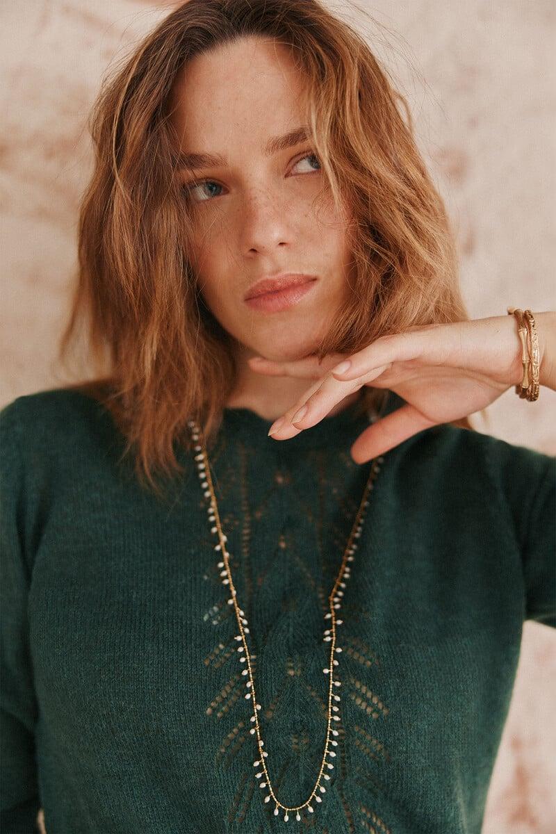 pedro del hierro Susana. Jersey desagujado frontal Rebajas baratas
