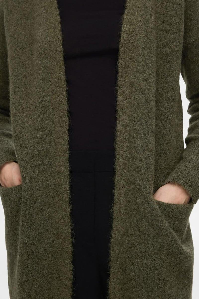 pedro del hierro Cárdigan largo confeccionado con lana y alpaca Rebajas de fábrica