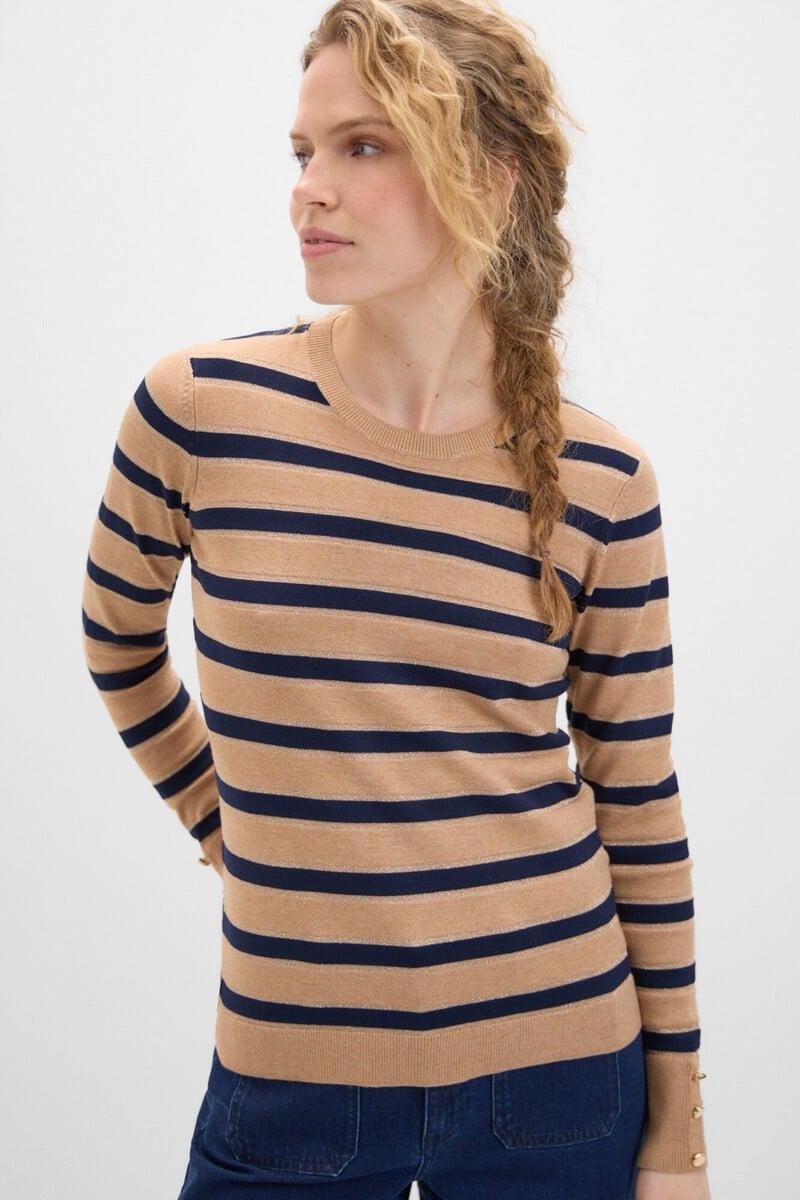 pedro del hierro Jersey rayas metalizadas