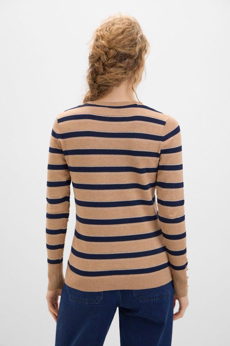 pedro del hierro Jersey rayas metalizadas Ventas relámpago