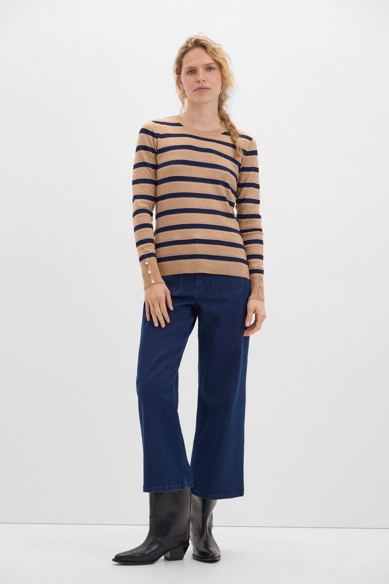 pedro del hierro Jersey rayas metalizadas Ventas relámpago
