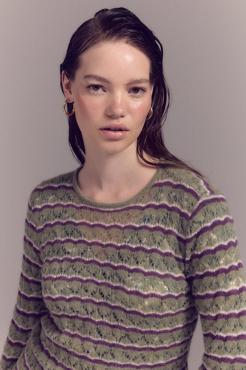 pedro del hierro Jersey calado rayas Tienda