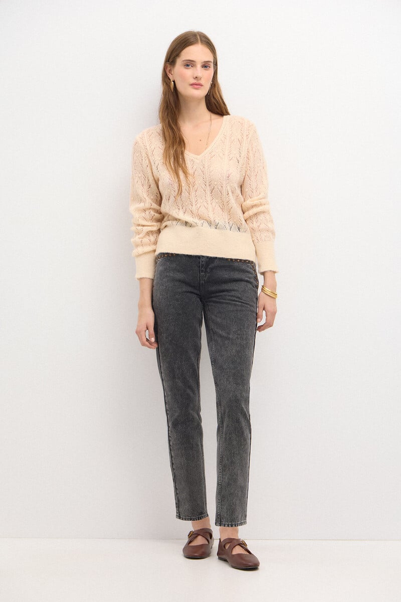 pedro del hierro Teba. Jersey pointelle Tienda