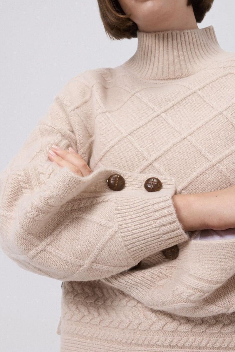 pedro del hierro Jersey oversize ochos y rombos Mejor oferta