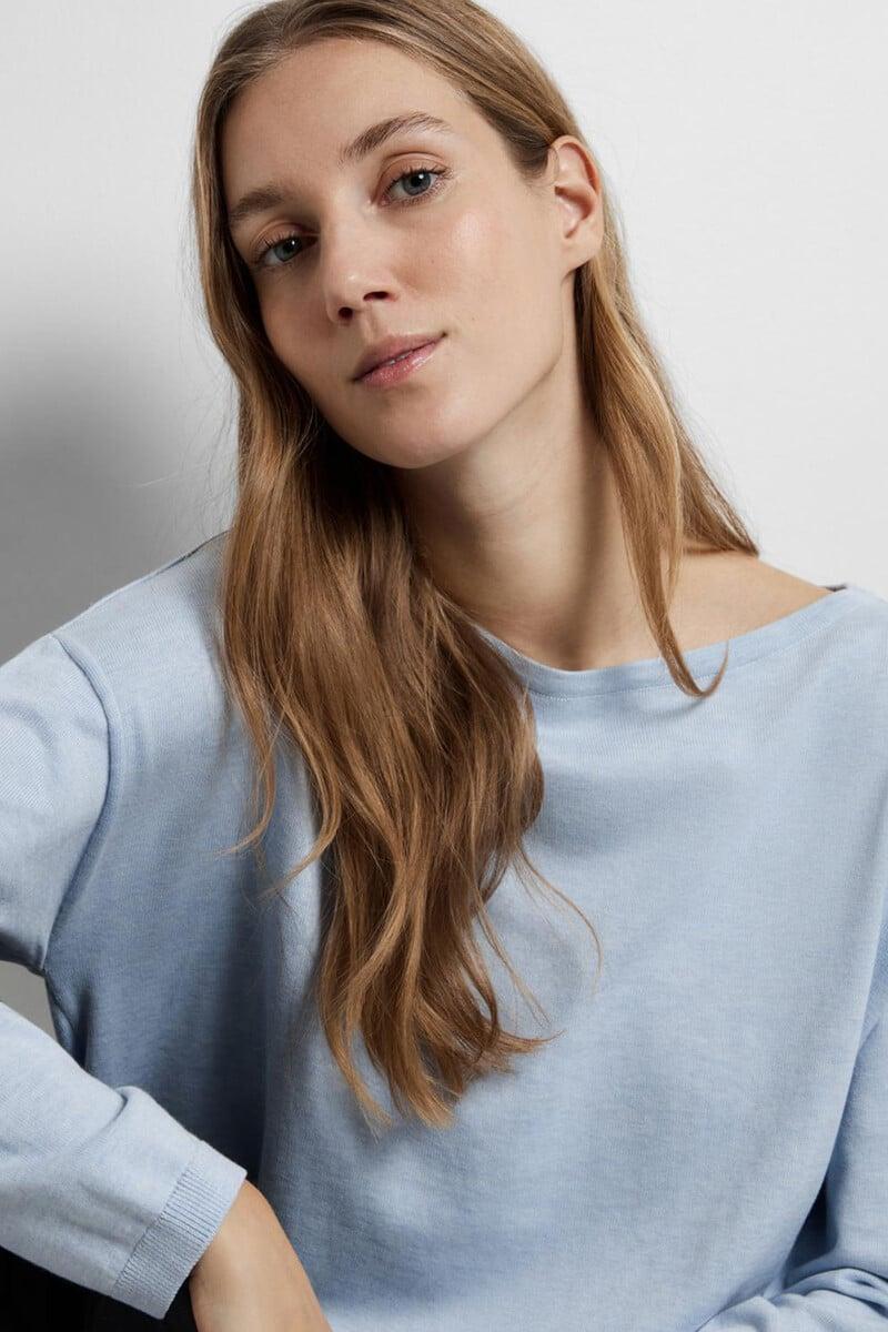 pedro del hierro Jersey con cuello de barco 100% algodón Rebajas top