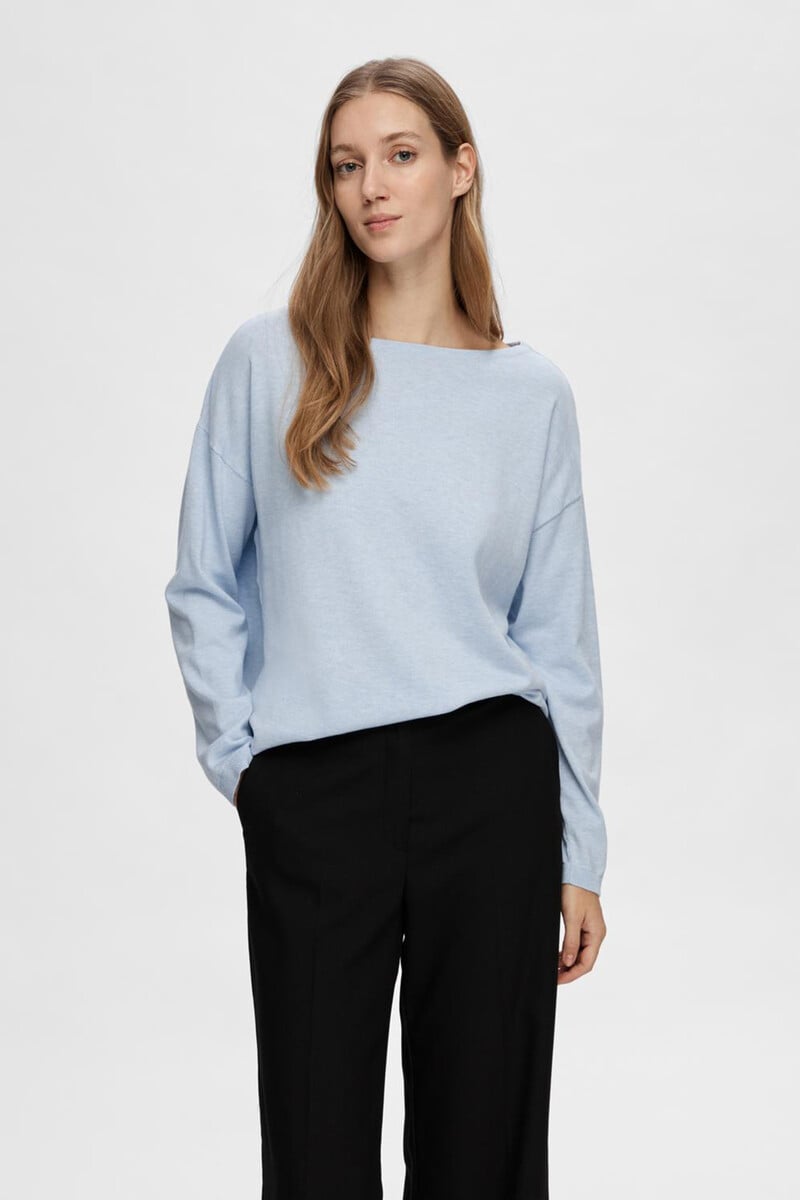pedro del hierro Jersey con cuello de barco 100% algodón Rebajas top