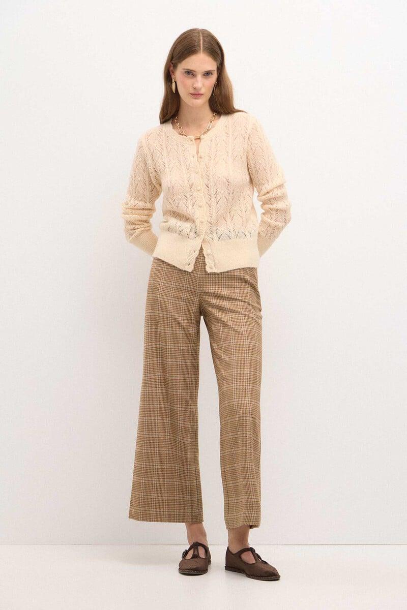 pedro del hierro Taresa. Chaqueta de punto pointelle Oferta especial