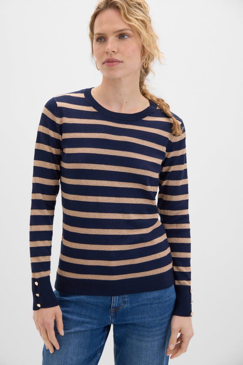 pedro del hierro Jersey rayas metalizadas