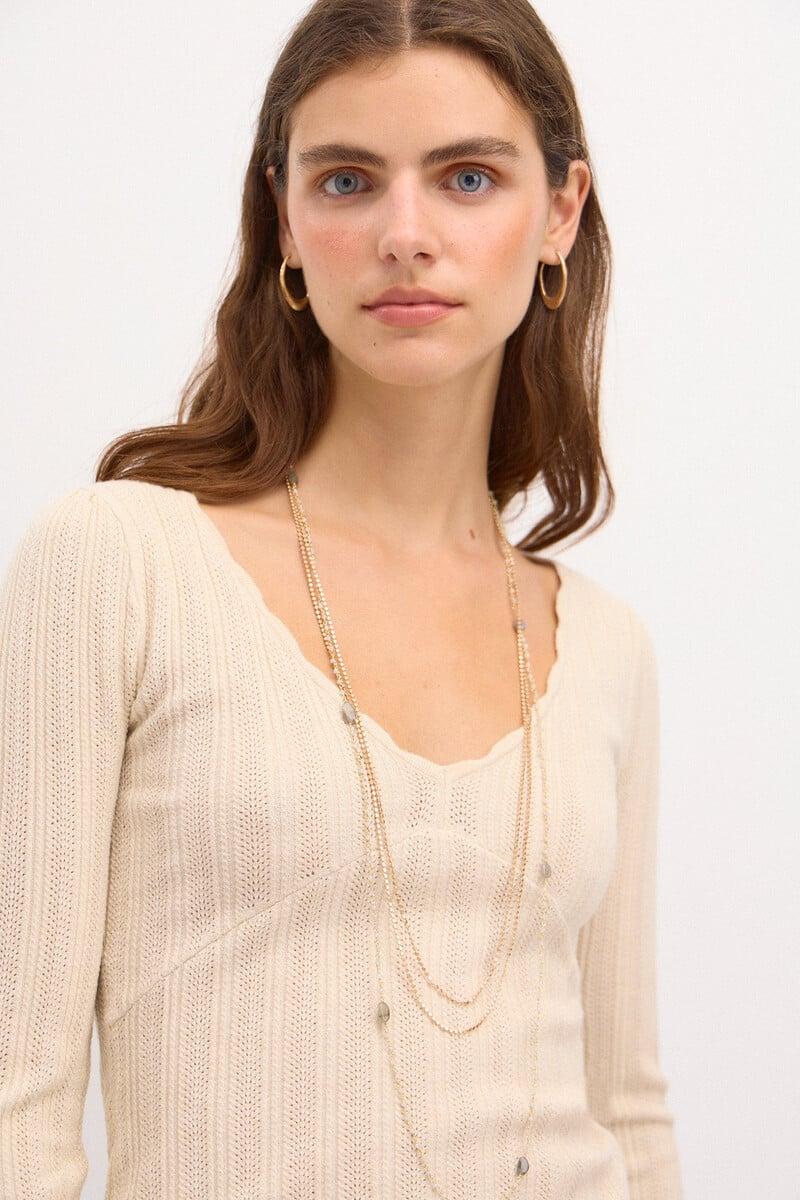 pedro del hierro Titiana. Jersey escote pico Grandes ahorros