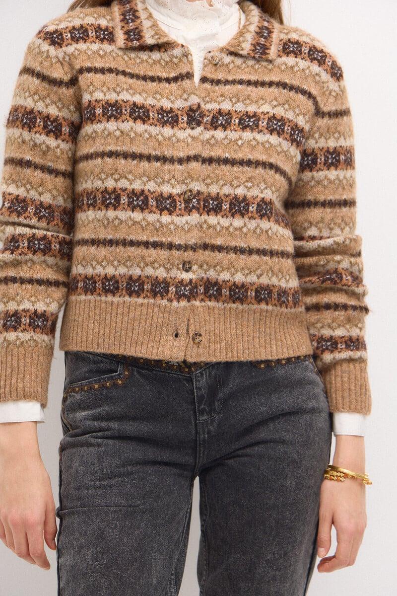 pedro del hierro Tahira.Chaqueta greca Rebajas