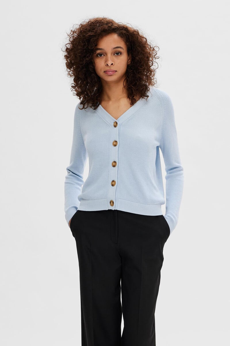 pedro del hierro Cardigan con cuello de pico confeccionado con Lenzing Ecovero y algodón Ofertas