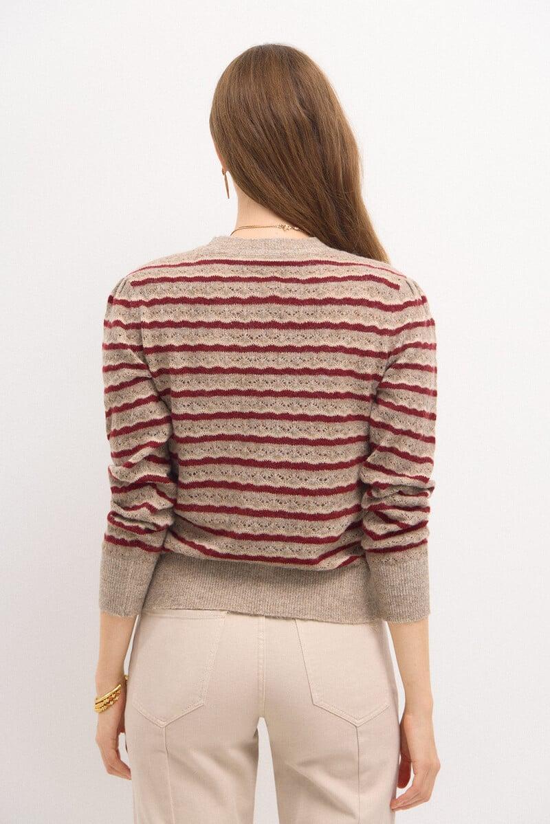 pedro del hierro Telma. Jersey rayas calado Tienda