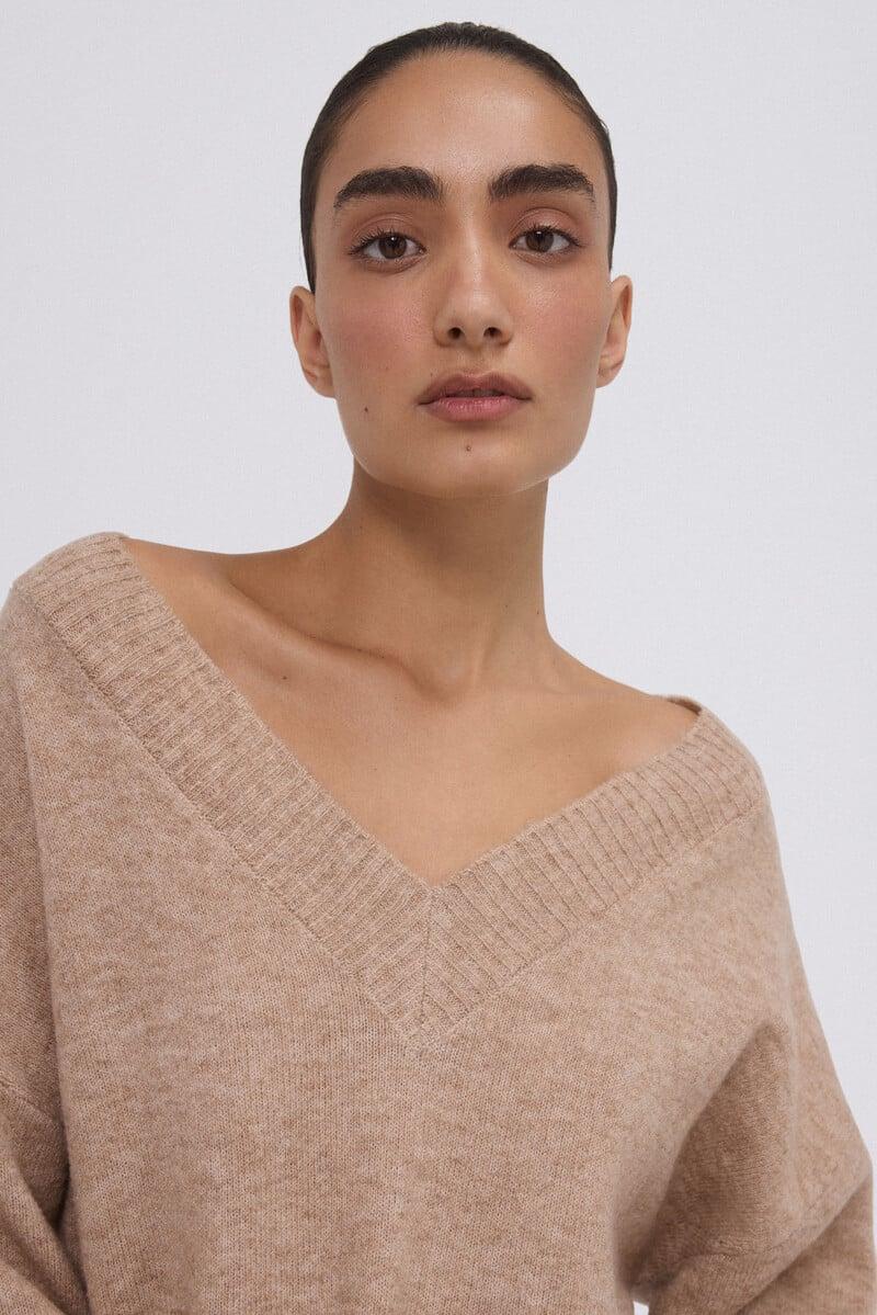 pedro del hierro Jersey cuello pico Rebajas top