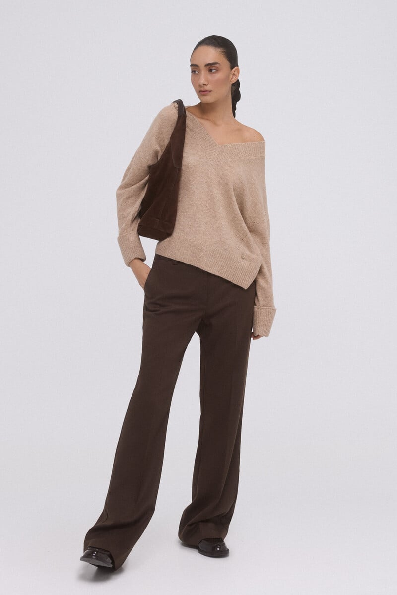 pedro del hierro Jersey cuello pico Rebajas top