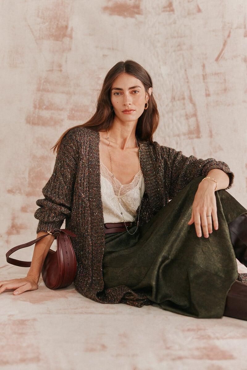 pedro del hierro Teoberta. Cardigan de punto
