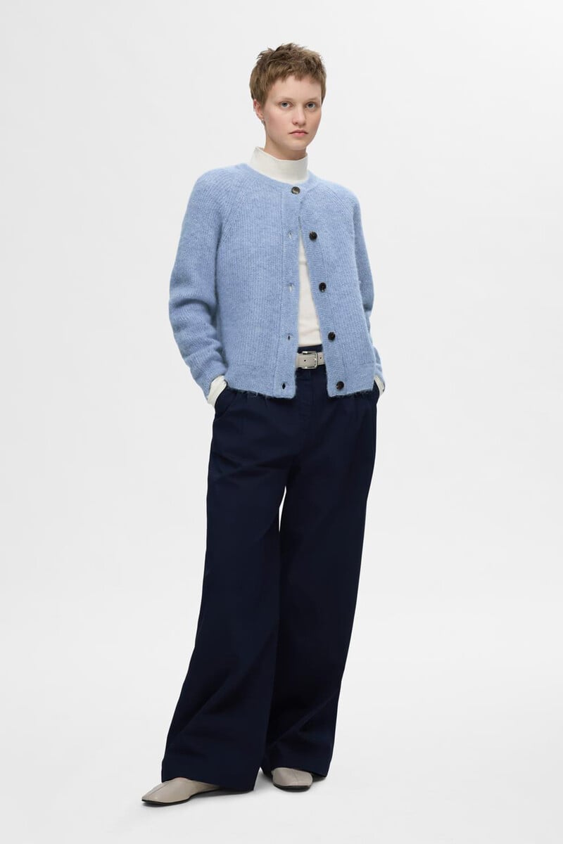 pedro del hierro Cárdigan corto confeccionado con lana y alpaca COMPRAR AHORA