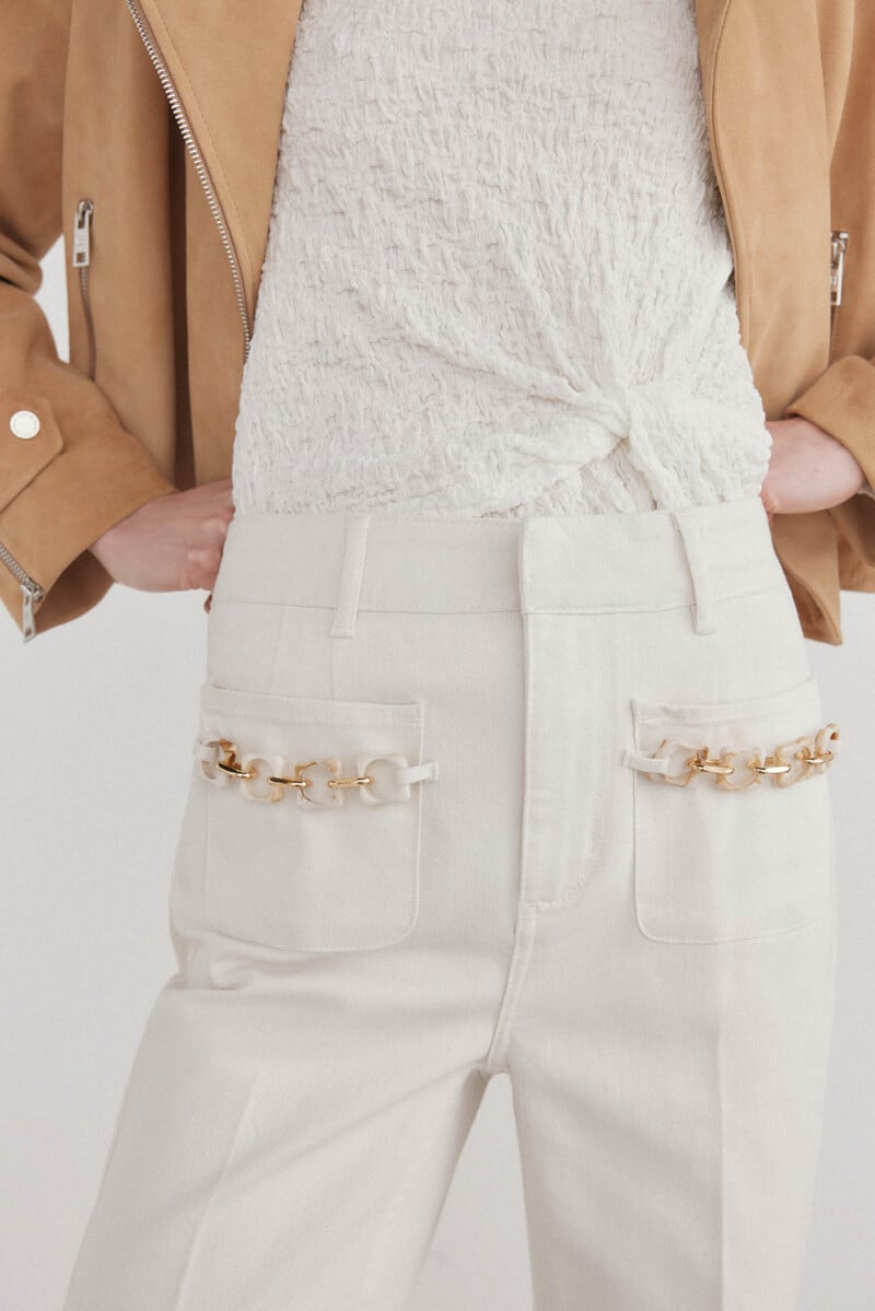 pedro del hierro Jeans flare cropped Promoción trimestral