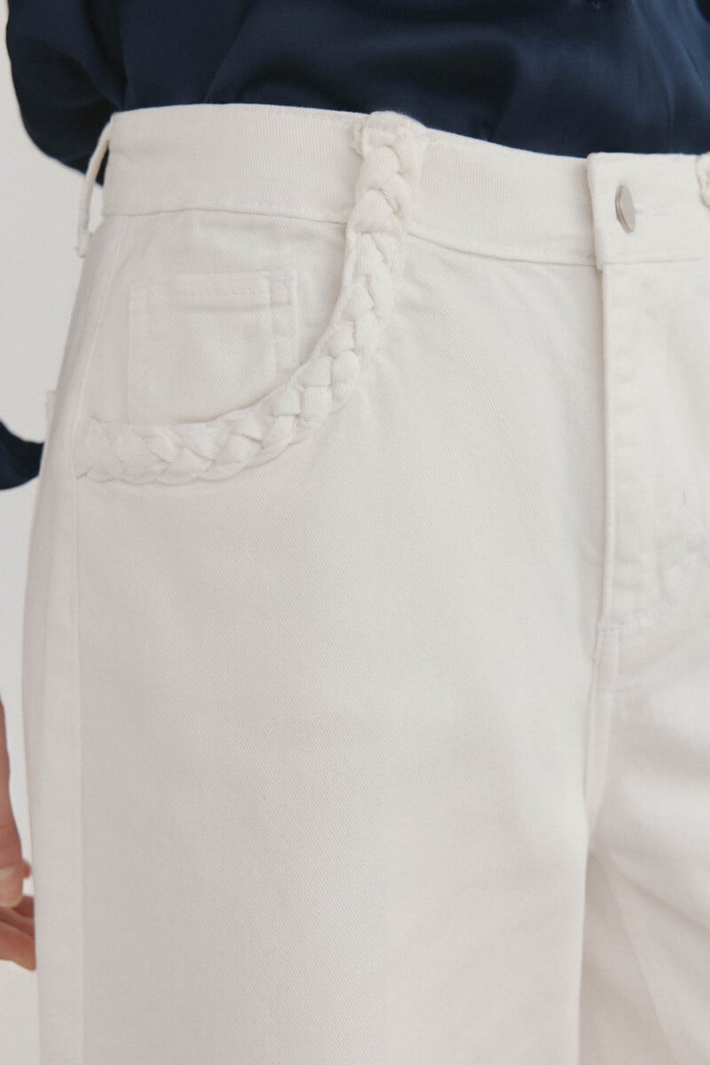 pedro del hierro Jeans wide leg flare Tienda de fábrica