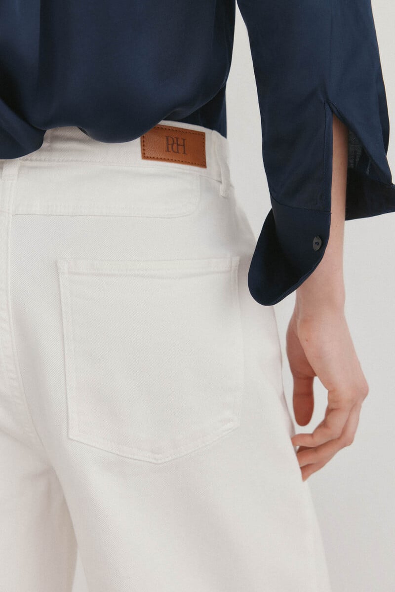 pedro del hierro Jeans wide leg flare Tienda de fábrica