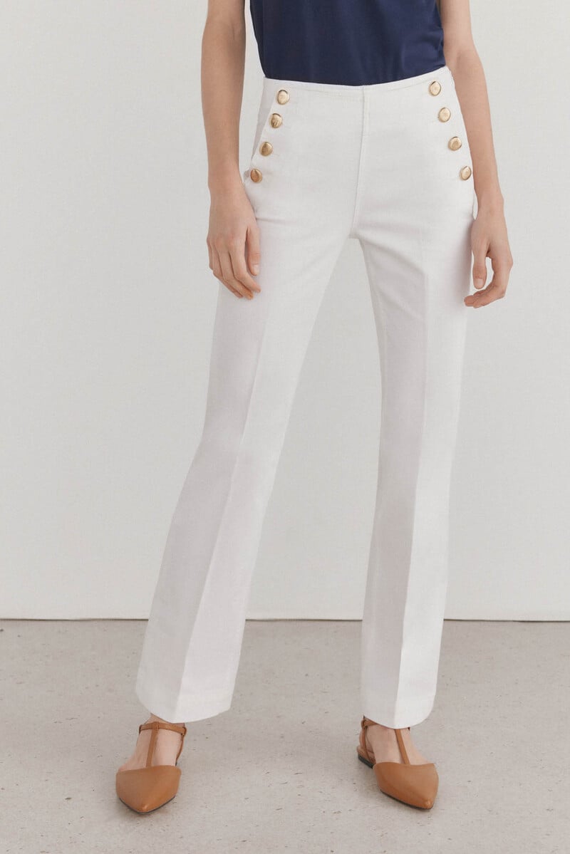 pedro del hierro Jeans flare full length En oferta