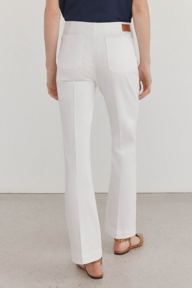 pedro del hierro Jeans flare full length En oferta