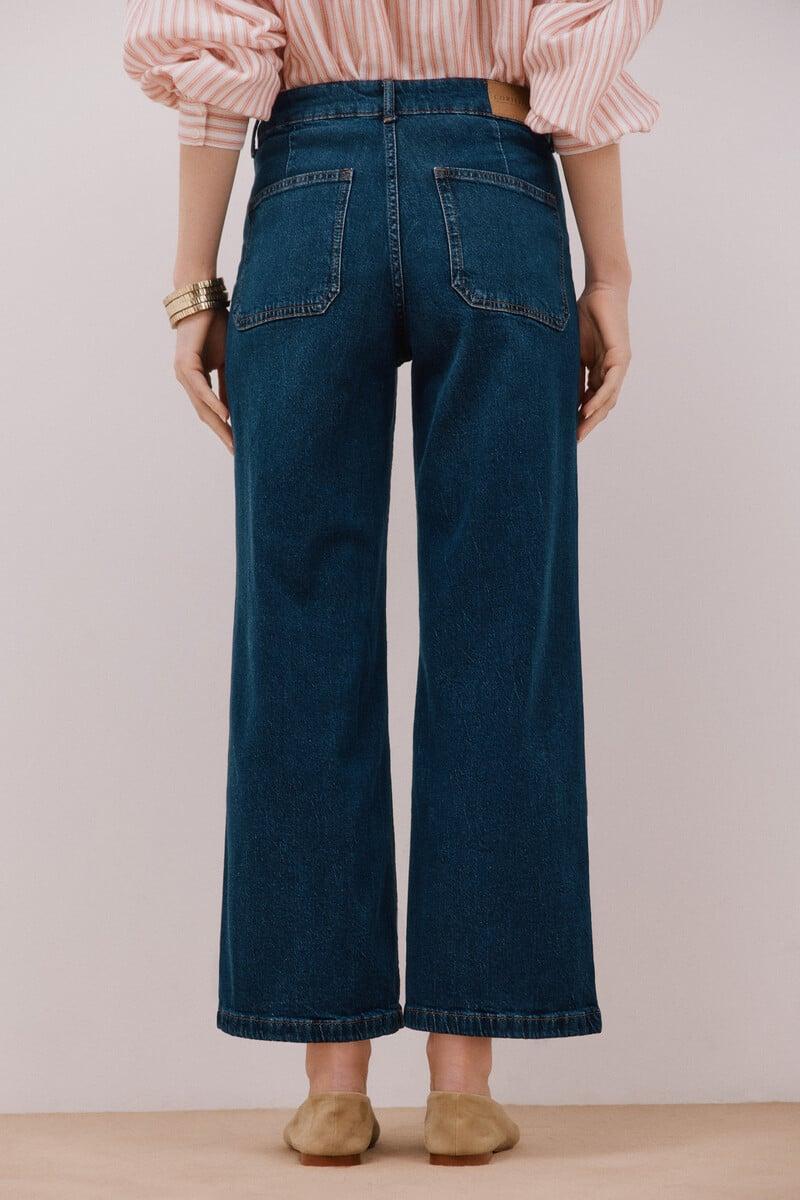 pedro del hierro Jeans marine bolsillos tencel En línea