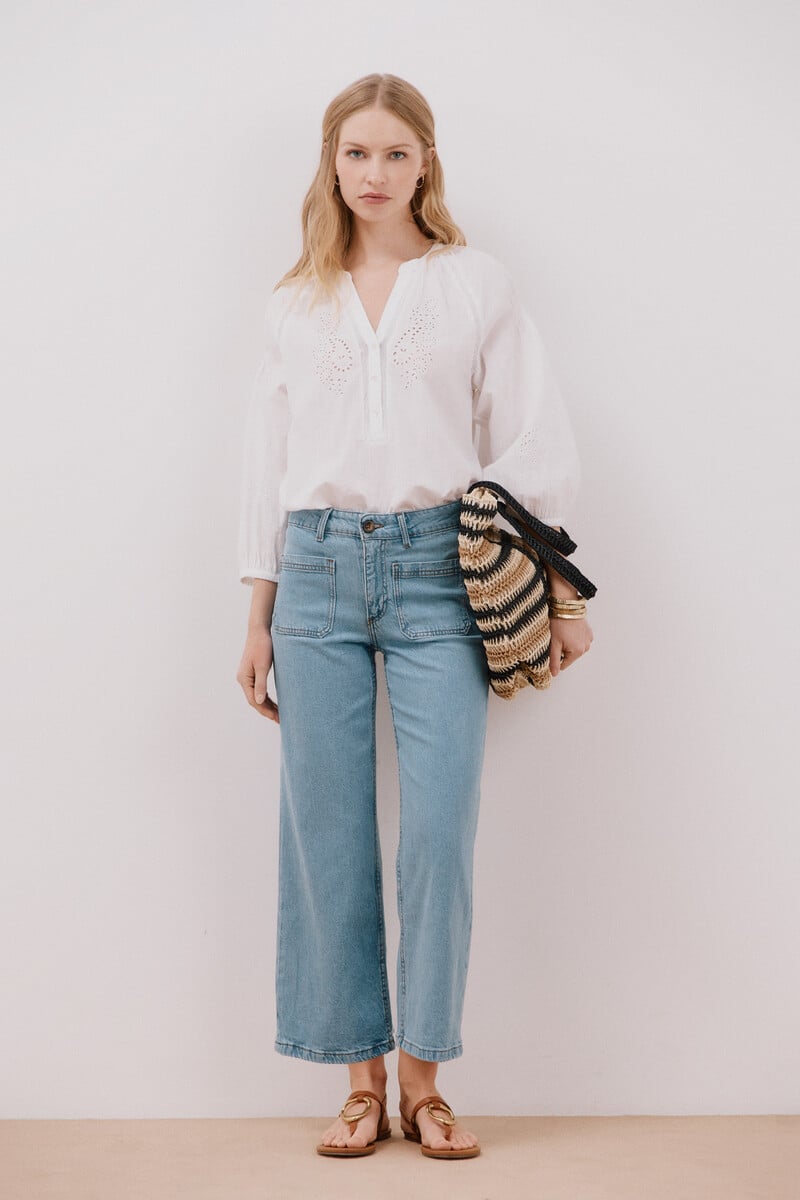 pedro del hierro Jeans marine bolsillos tencel Outlet online