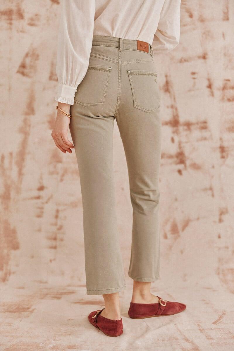 pedro del hierro Piedad. Jeans bordados Liquidación