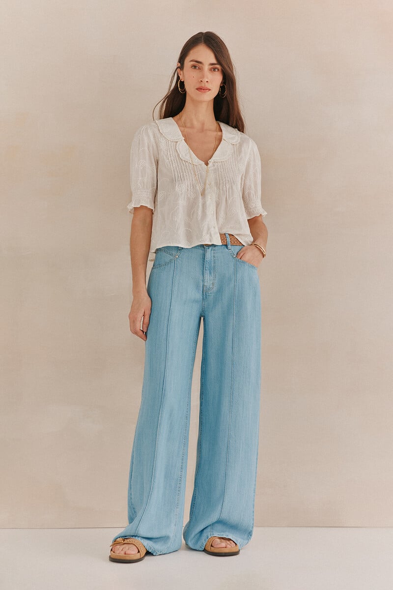 pedro del hierro Bruna. Pantalón fluído Envío gratis
