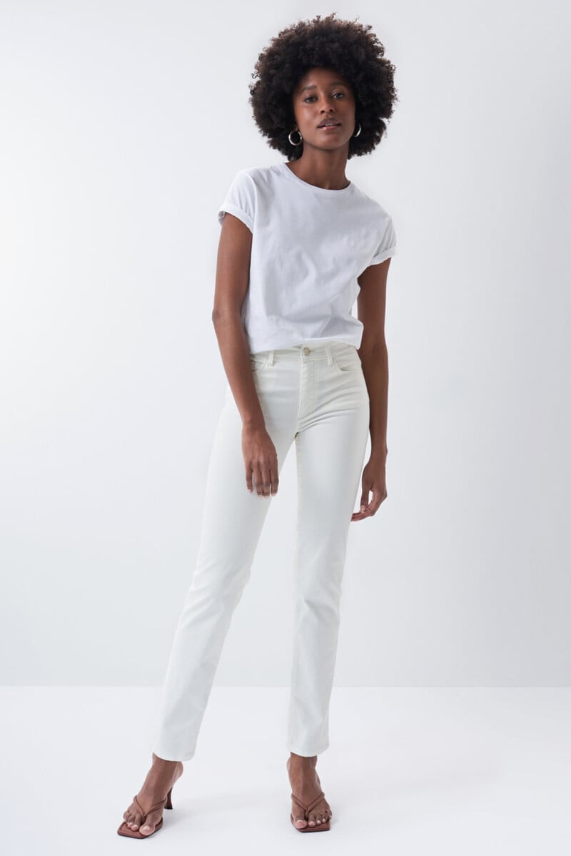 pedro del hierro Pantalon vaquero destiny push up slim de color crudo Promoción trimestral
